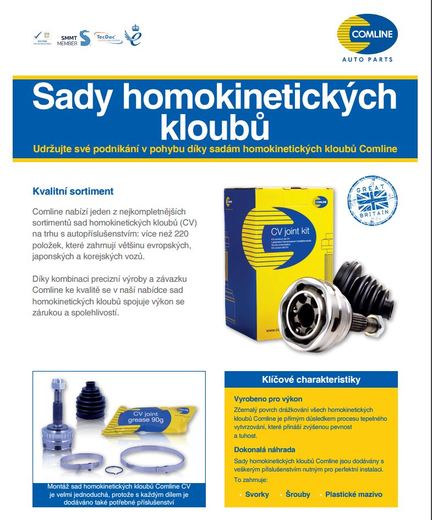 Sady homokinetických kloubů